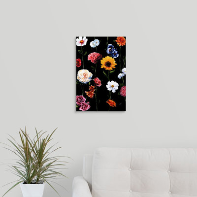 « jardin antique », peinture sur toile
