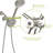 8 Hand Shower And 4.7" Rain Showerhead, Brushed Nickel Dual Kit Shower, Showerhead With 8 Modes, Handheld-120951940