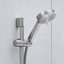 Robinet de douche noir mat 10 pouces - fixé au mur avec 5 jets et barre coulissante pour le système de salle de bain-127300450