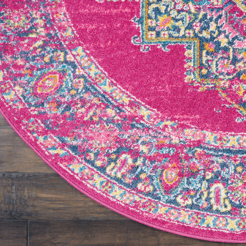 Oriental Indoor Rug, Round 4'