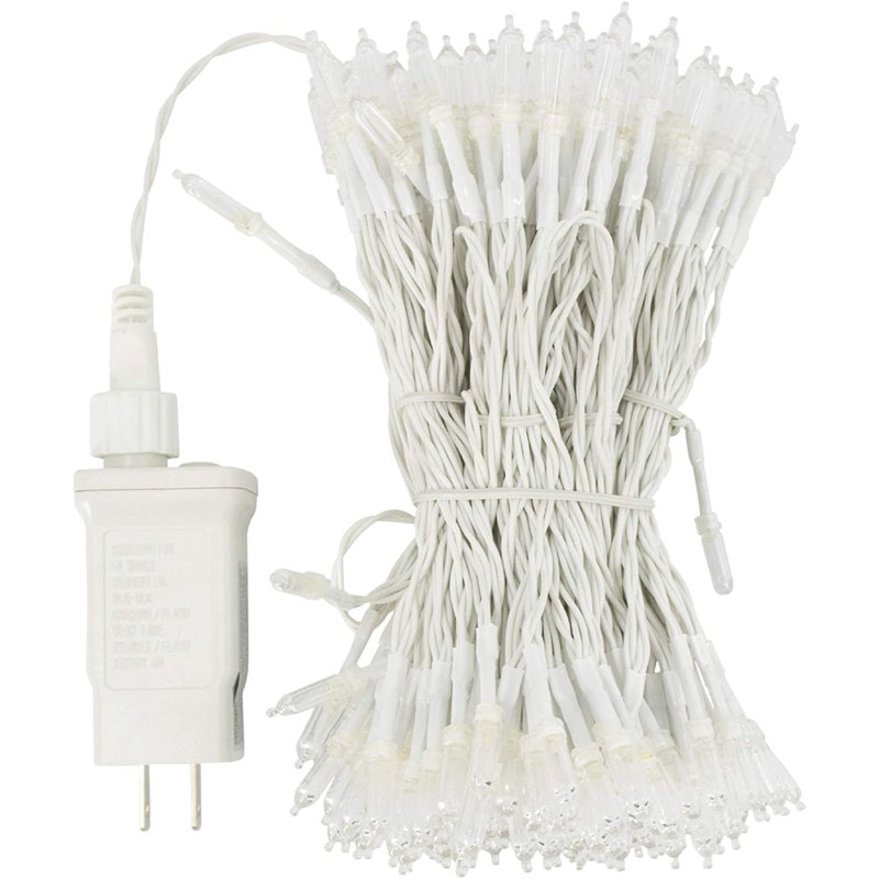 Abisaid 150 - Bulb 432'' Plug-in LED Mini String Light, White, Cool White