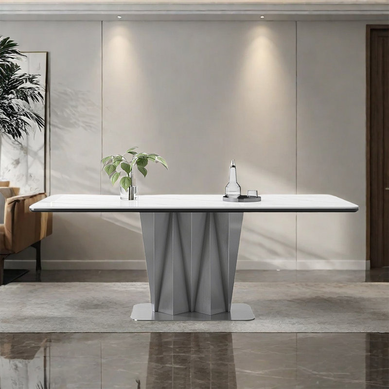 Table de salle à manger Gulnaaz, H 29,5 po x L 63 po x l 31,5 po
