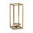 Pembertale Tall Square Gold Metal Lantern-1996100337-1996100343