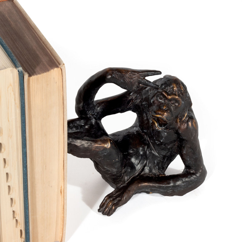 Mischievous Monkeys Bookends
