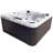 Insight 5-6 Person 34-Jet, 73-Port Acrylic Lounger Hot Tub Spa, Stainless Steel Heater with Ozonator, LED Lighting, LED Ice Bucket and Insulated Cover Included-99471659