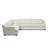 Crispin Upholstered L-Shaped Sectional Symmetrical
