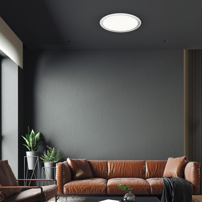 Agyei LED Flush Mount, 8cm H x 50cm W x 5.4cm D