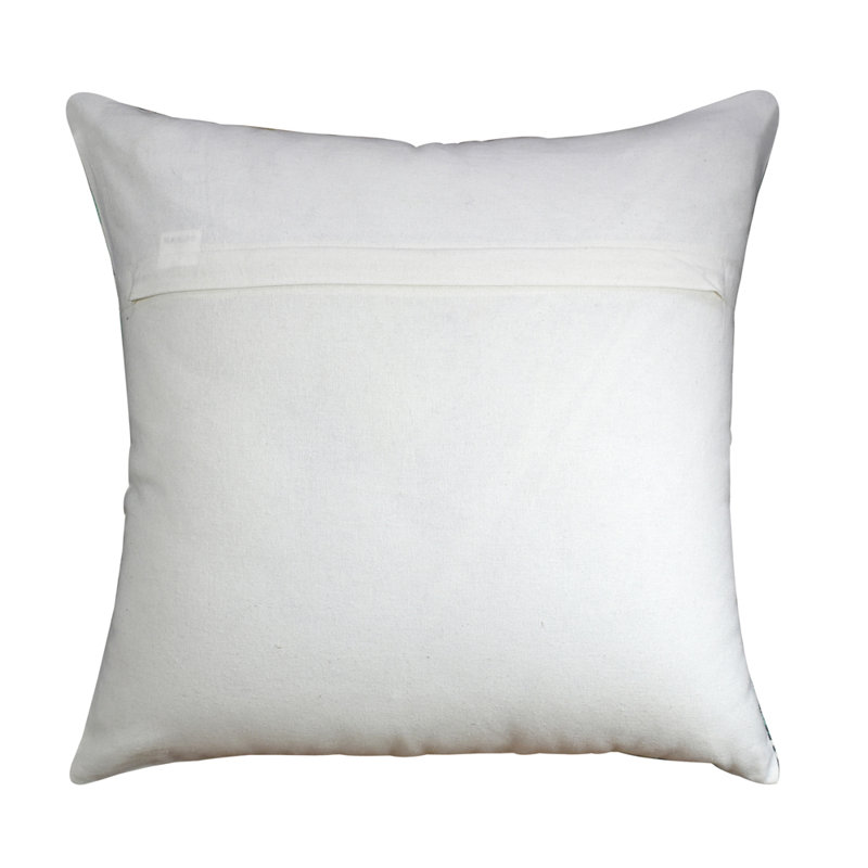 Abstract Cotton Throw Pillow