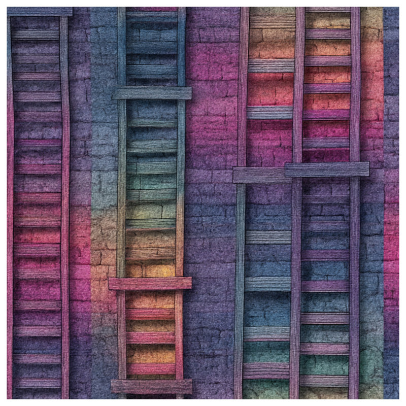 Coussin décoratif à double échelle, 16 x 16 inches
