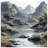 Mountain River Landscape Quilted Bedspread All Sizes-126404669