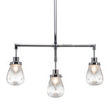 Elwell 3 Light Bar Shown With 5" Glass