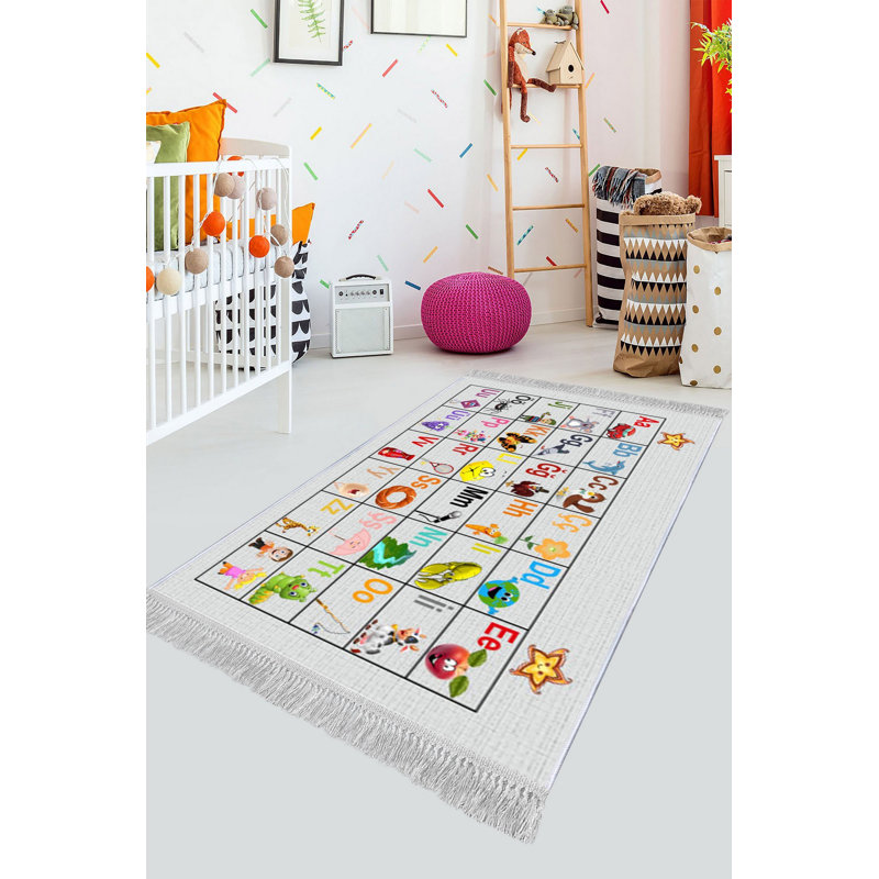 Luxurious Velvet Area Rug (4.6 x 7.2 ft), 100% Antibacterial Fabric, Non-Slip Cotton Backing, Pile Height: 0.4 in | Machine Washable, 3D Digital Print Design | Perfect for Living Room & Bedroom Decor, Soft & Durable