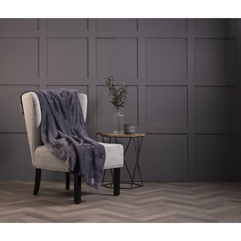 Heatholder Blankets Throw Blanket, Antique Silver