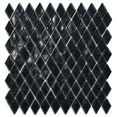 Malenite 7/8" x 1-5/8" Diamond Glass Mosaic