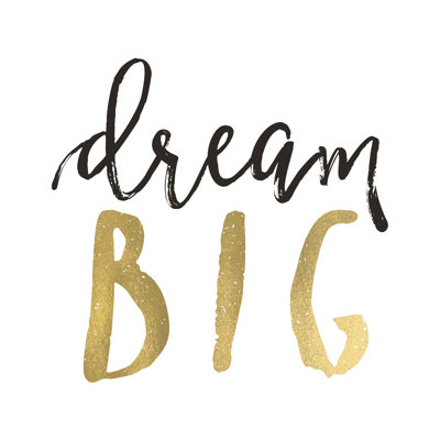Asher Dream Big - Wrapped Canvas Print