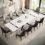 Charlana 70.86" to 102.36" Extendable Rectangular Sintered Stone Dining Table For 8-10-1820111332