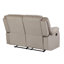 Causeuse transitionnelle en tissu de microfibre-2113998048