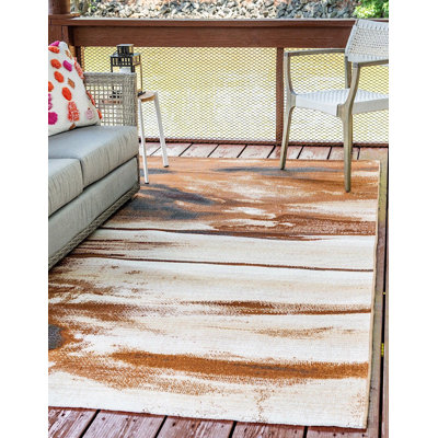 Tapis de véranda d'extérieur couleur bronze