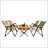 Multi-Function Foldable and Portable Dining Set, 1 Dining Table & 4  Folding Chairs