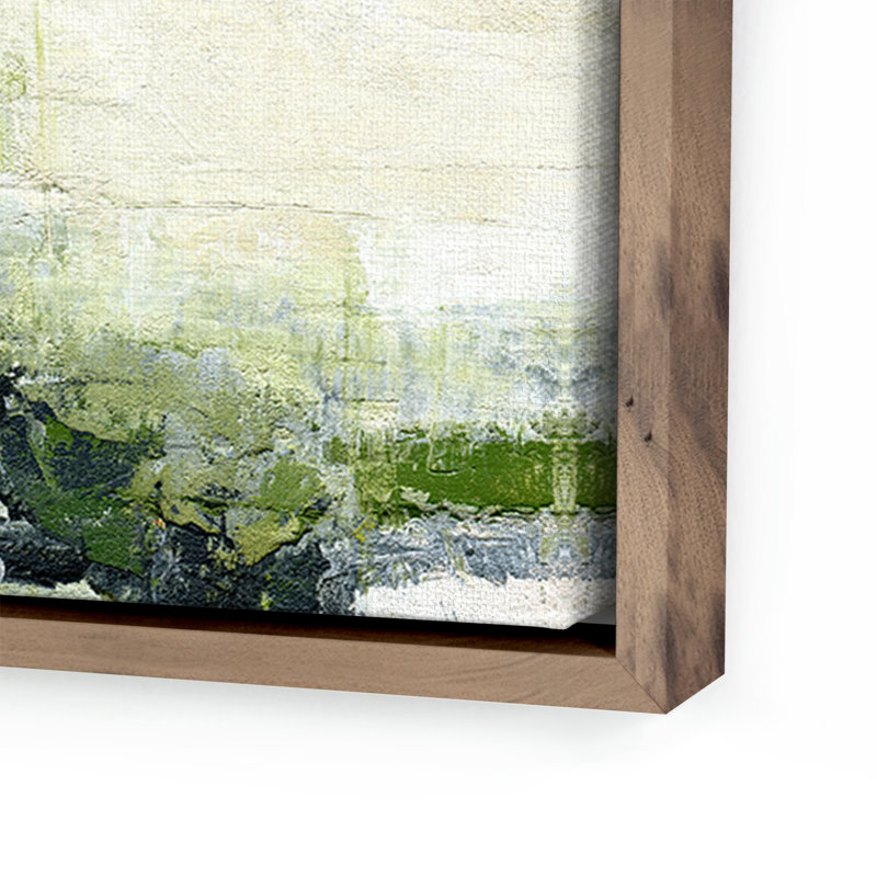 Envision Painting by Melanie Biehle, 40" H x 40" W, Rustic Walnut Framed