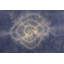 Tapis oriental moderne mauve-bleu marine 5 X 8