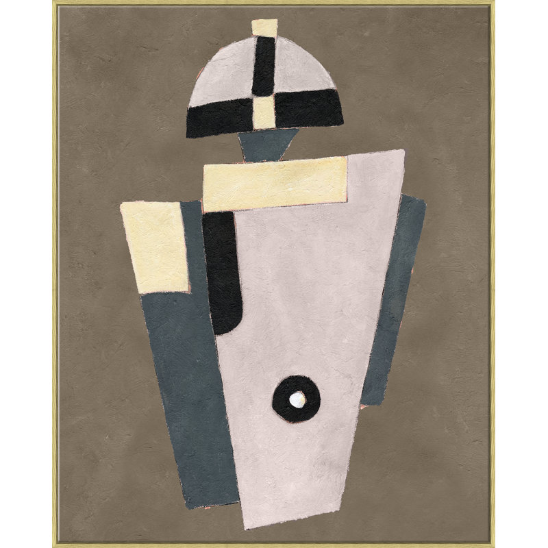 Hommage à Marsden Hartley - peinture, Brun, H 50 po x l 40 po x P 2,625 po