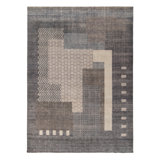 Distressed Homage Hand Knotted Wool Geometric Area Rug