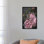 «Pink Peony» par Juliana Loomer, reproduction d'art sur toile tendue