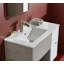 Ensemble de meuble-lavabo mural moderne et élégant de 36 po de couleur grain de bois gris