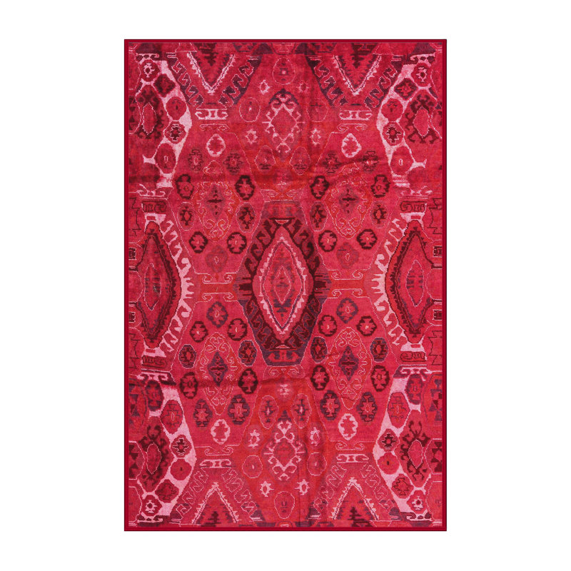 Abstract Indoor Rug, Rectangle 5' x 8'