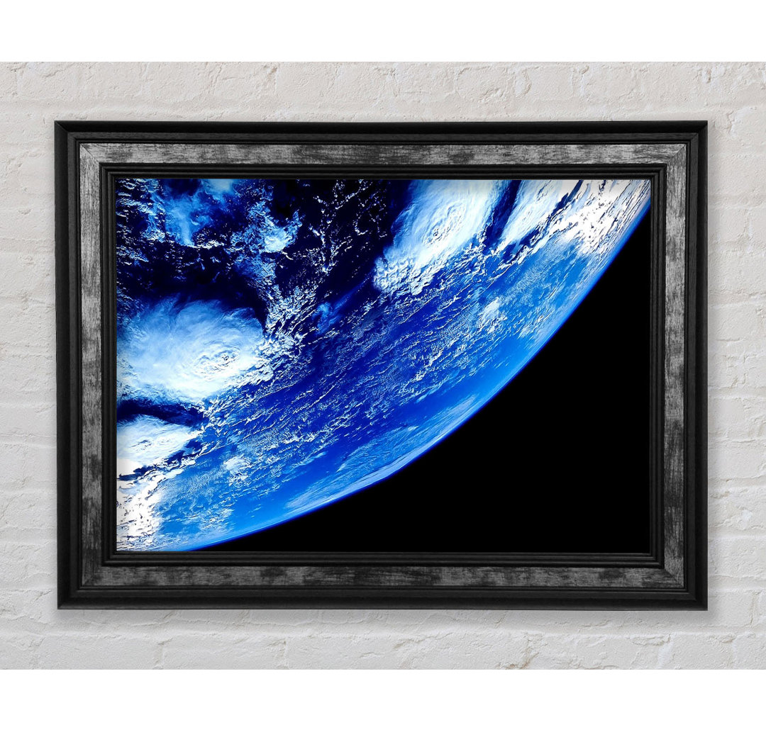 Earth From Space Close Up - Einzelne Bilderrahmen Kunstdrucke