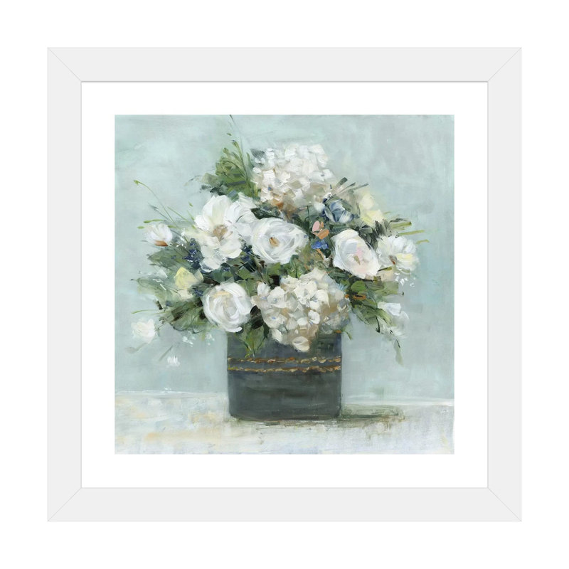 «Mi Amore» par Sally Swatland - reproduction d'art, Blanc, H 16 po x l 16 po x p 1 po, White Paper