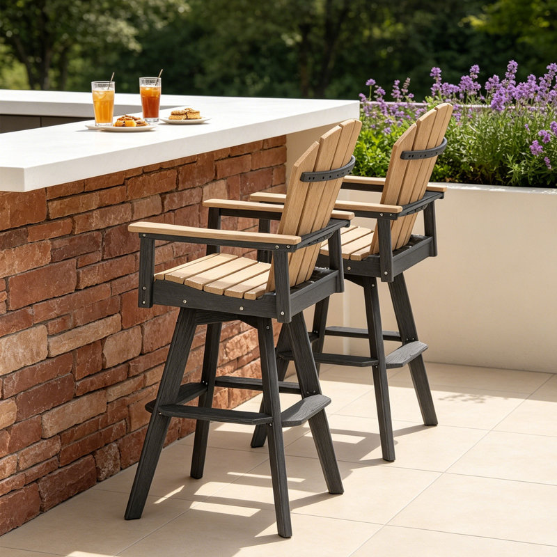 Outdoor Patio Stool, 2