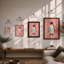 Penguin in Psychedelia Eclectic - Framed Print-1492092633-1492092635