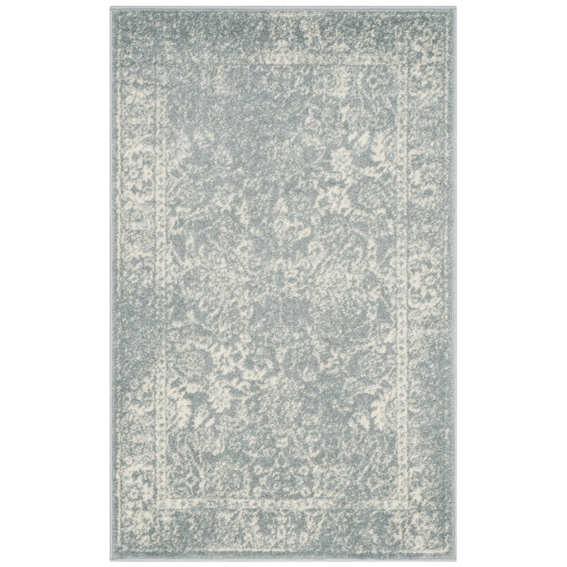 Stromsburg Area Rug, Slate/Ivory, Rectangle 91 x 152 cm