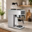 Cafetière à filtre professionnelle en acier inoxydable avec double carafe
