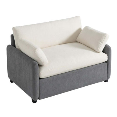 50'' W Oversized Armchair Deep Seat Single Sofa Accent Chair with Pillows for Living Room