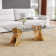 Glass Top Single Coffee Table