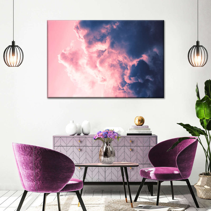 " Pink Cumulus Cloud " by Michael A, 8" H x 12" W x 1" D