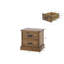 Broussard 50cm W Solid Wood Bedside Table
