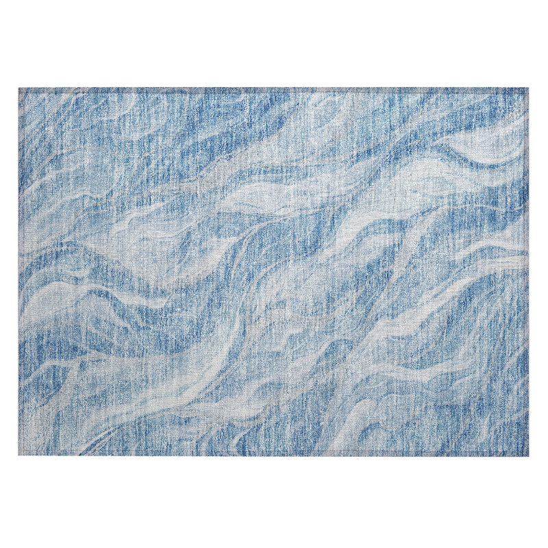 Alta Washable Abstract Indoor / Outdoor Rug, Rectangle 1'8" x 2'6"