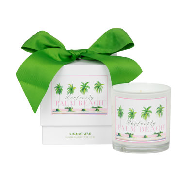 Perfectly Palm Beach Glass Jar Candle