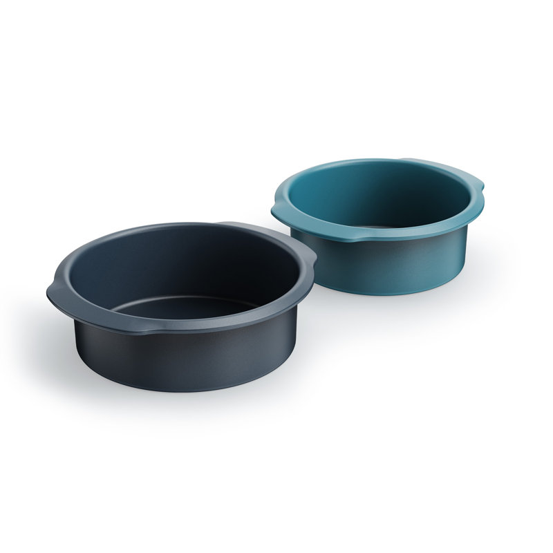 Joseph Joseph Nest Bake Non-stick Round Cake Pan With Easy Pull Handles, Set Of 2