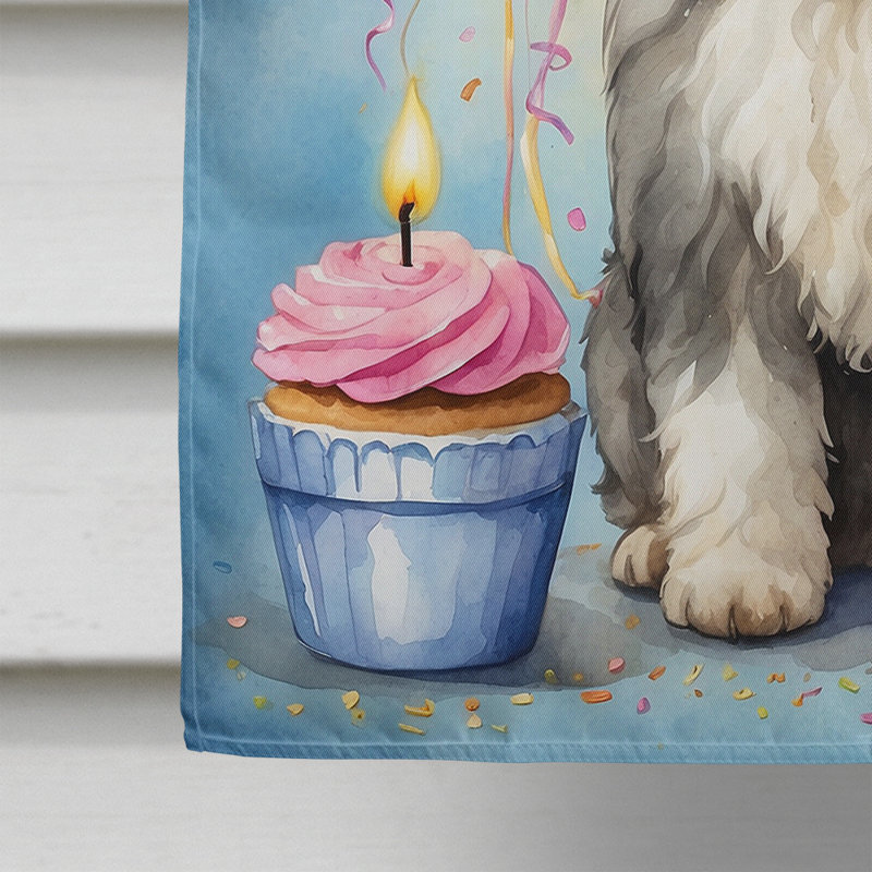 Drapeau «Happy Birthday House», Berger anglais
