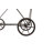 Metal Rolling Laundry Cart with Rack-44653266