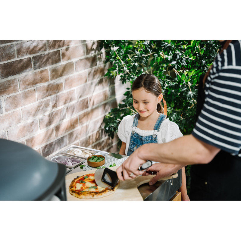 Everdure Stainless Steel Pizza Cutter with Protective Case