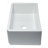 ALFI brand AB3318SB-W 33" White Smooth Apron Solid Thick Wall Fireclay Single Bowl Farm Sink-20524773