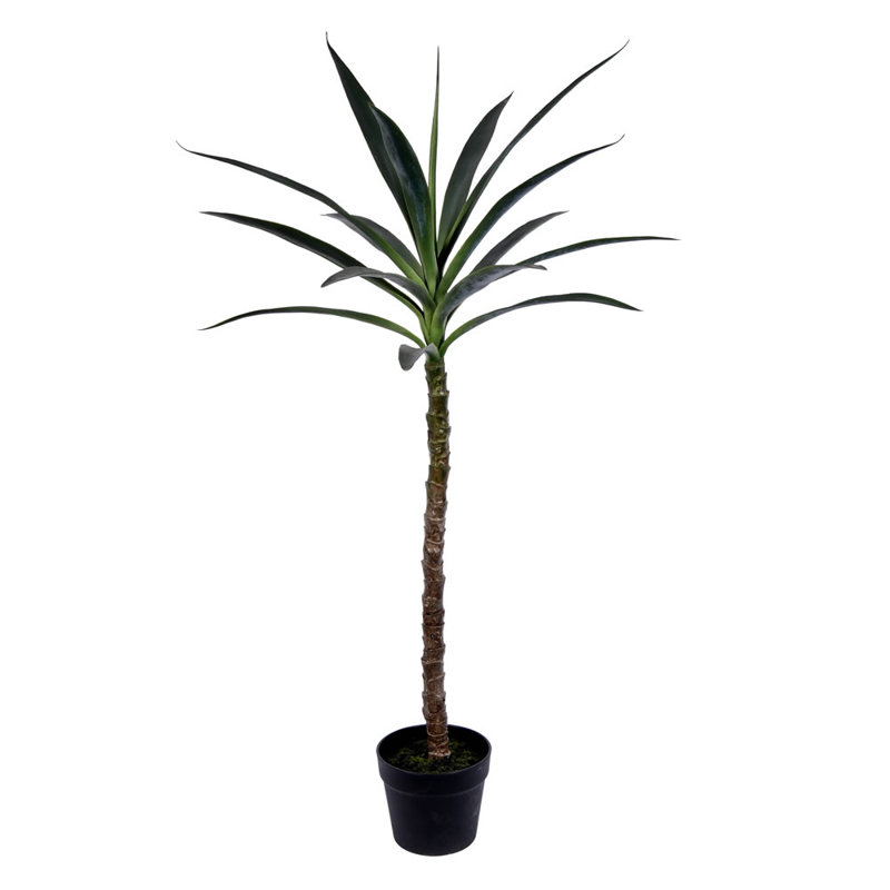 Artificial Green Yucca Tree, 44" H x 10" W x 10" D