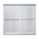 Porte de salle de bain sans cadre Finesse 59,63 "x 55,5"