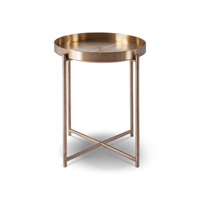 Amaani Tray Top Cross Legs End Table